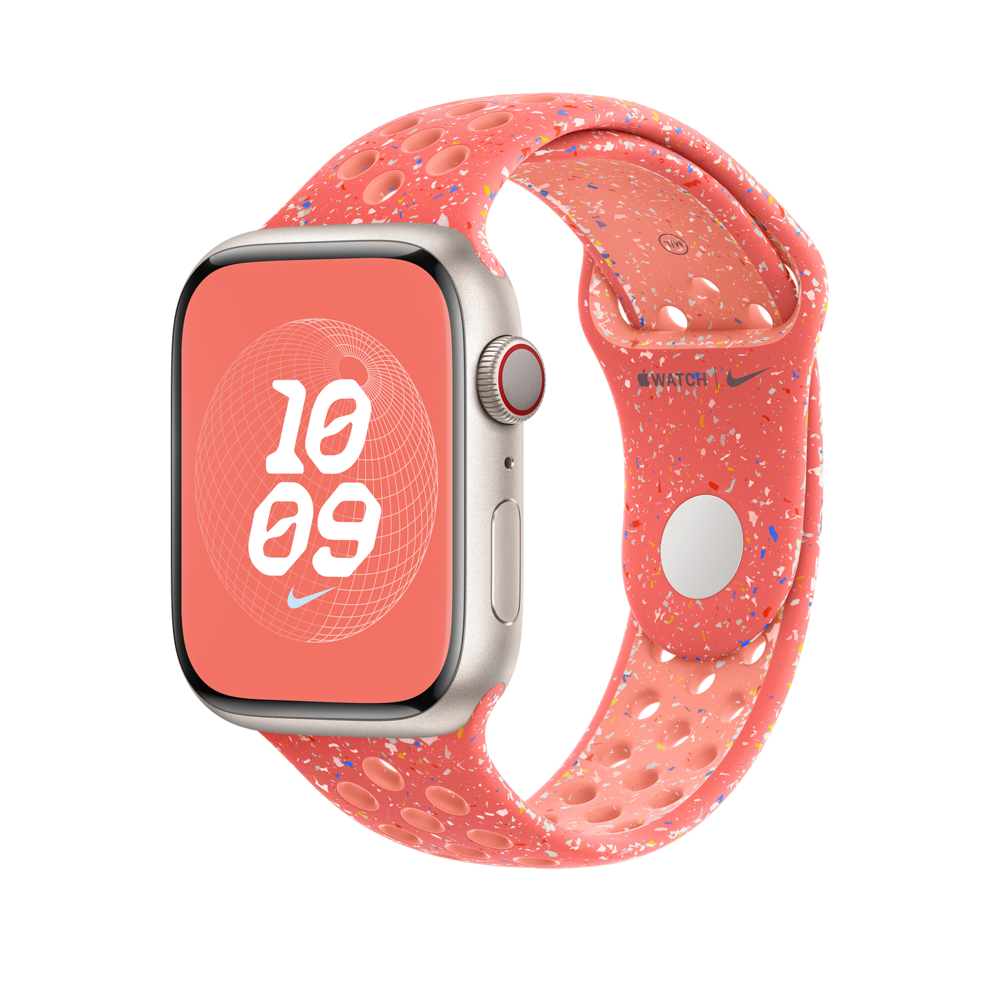 Apple Watch 42/44/45/49 mm žhavě oranžový sportovní řemínek Nike – M/L - iSTYLE CZ