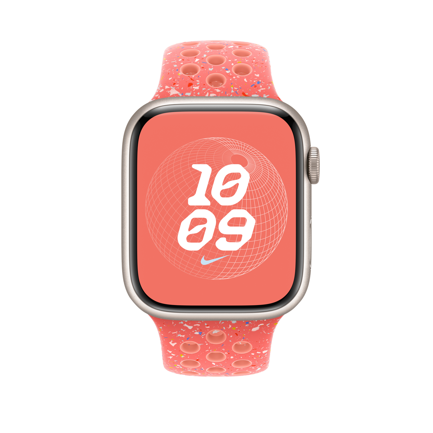 Apple Watch 42/44/45/49 mm žhavě oranžový sportovní řemínek Nike – S/M - iSTYLE CZ