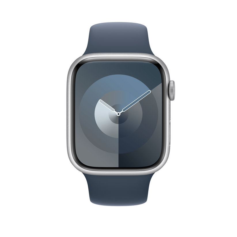 Apple Watch 42/44/45/49 mm bouřkově modrý sportovní řemínek – S/M - iSTYLE CZ