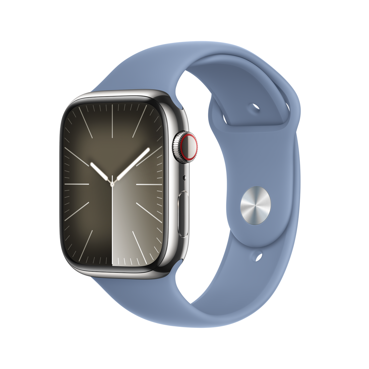 Apple Watch 42/44/45/49 mm ledově modrý sportovní řemínek – M/L - iSTYLE CZ