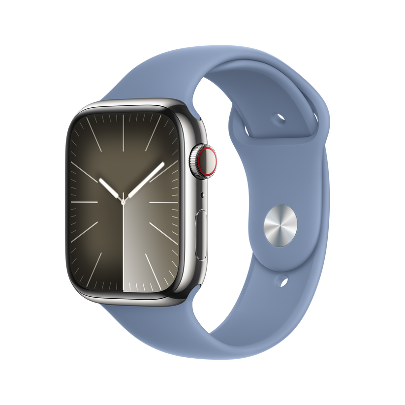 Apple Watch 42/44/45/49 mm ledově modrý sportovní řemínek – M/L - iSTYLE CZ