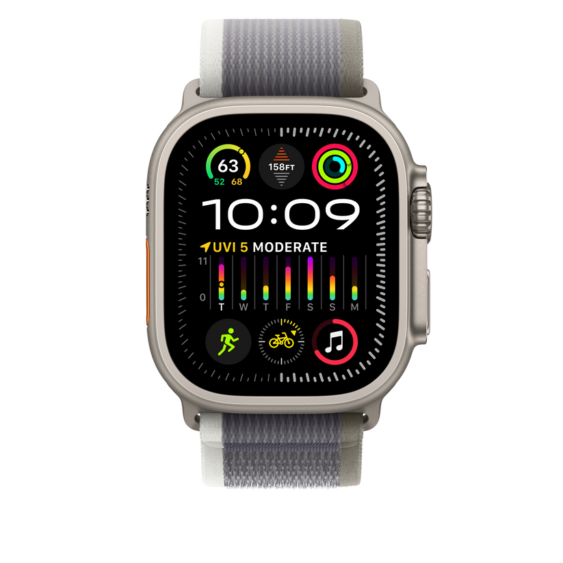 Apple Watch 44/45/49 mm zeleno-šedý Trailový tah – S/M - iSTYLE CZ