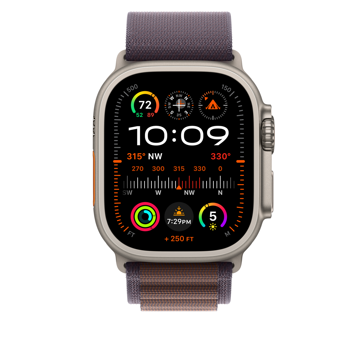 Apple Watch 44/45/49 mm indigový Alpský tah – velký - iSTYLE CZ