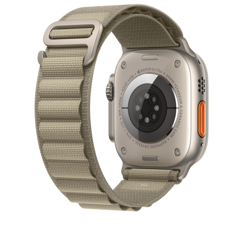 Apple Watch 44/45/49 mm olivový Alpský tah – malý - iSTYLE CZ