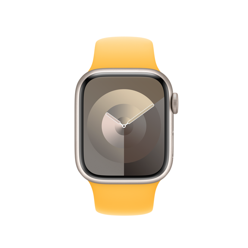 Apple 38/40/41mm paprskově žlutý sportovní řemínek M/L - iSTYLE CZ