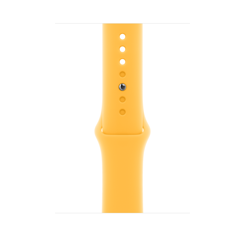 Apple 42/44/45/49mm paprskově žlutý sportovní řemínek ML - iSTYLE CZ