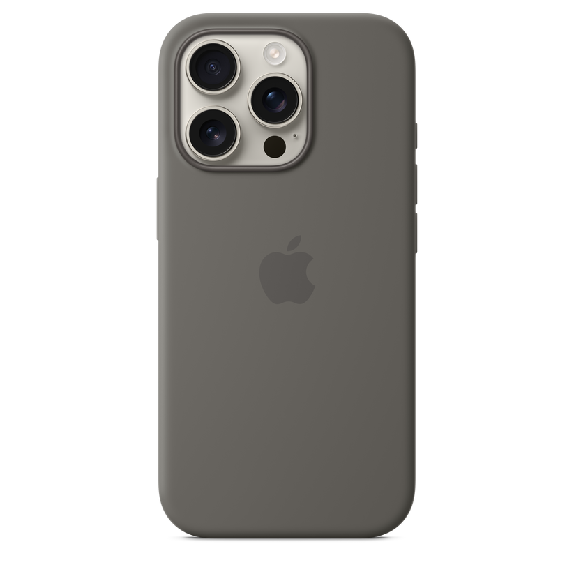 Apple silikonový kryt s MagSafe na iPhone 16 Pro - skálově šedý - iSTYLE CZ