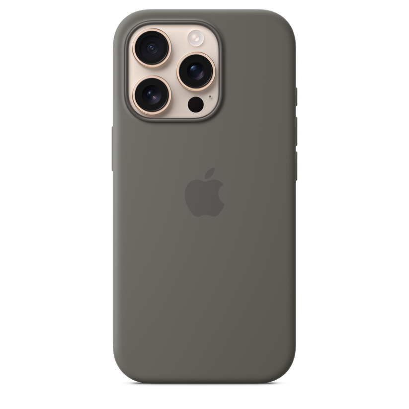 Apple silikonový kryt s MagSafe na iPhone 16 Pro - skálově šedý - iSTYLE CZ