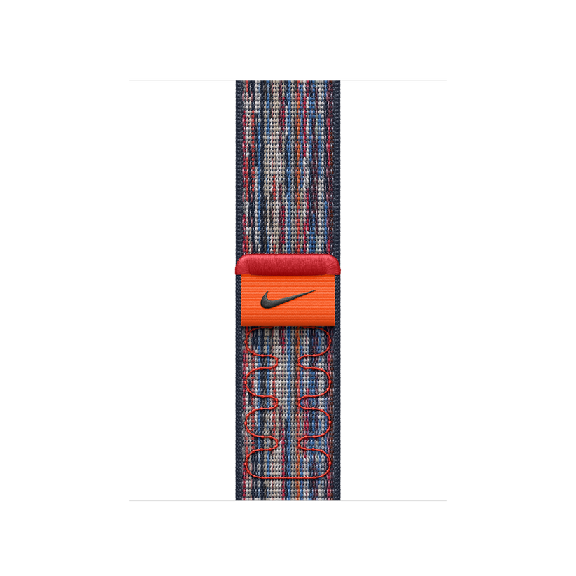 Apple Watch 38/40/41mm modro-červený provlékací sportovní řemínek Nike - iSTYLE CZ