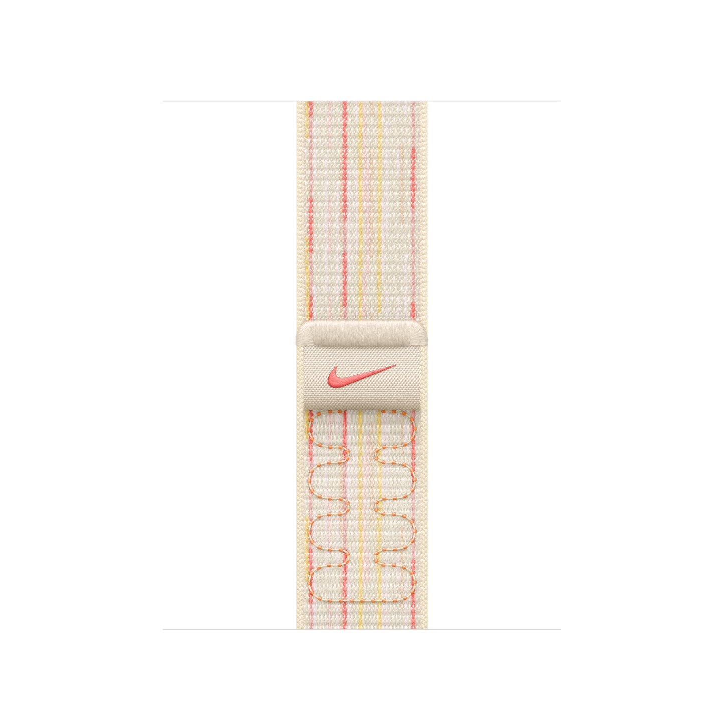 Apple Watch 38/40/41mm hvězdně bílý / růžový provlékací sportovní řemínek Nike - iSTYLE CZ