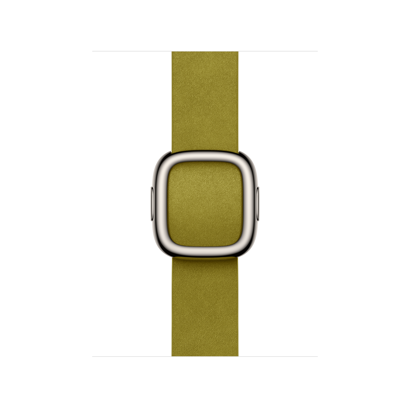 Apple Watch 38/40/41/42mm zelenožlutý řemínek s moderní přezkou – střední - iSTYLE CZ