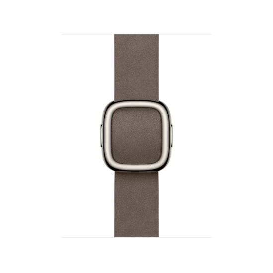 Apple Watch 38/40/41/42mm šedohnědý řemínek s moderní přezkou – velký - iSTYLE CZ