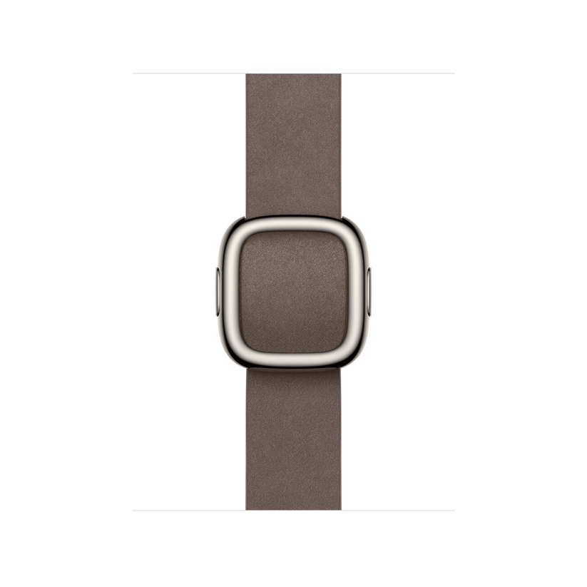 Apple Watch 38/40/41/42mm šedohnědý řemínek s moderní přezkou – střední - iSTYLE CZ