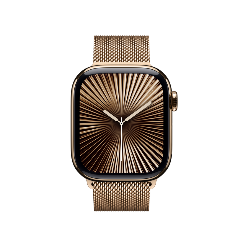 Apple Watch 38/40/41/42mm zlatý milánský tah – M/L - iSTYLE CZ