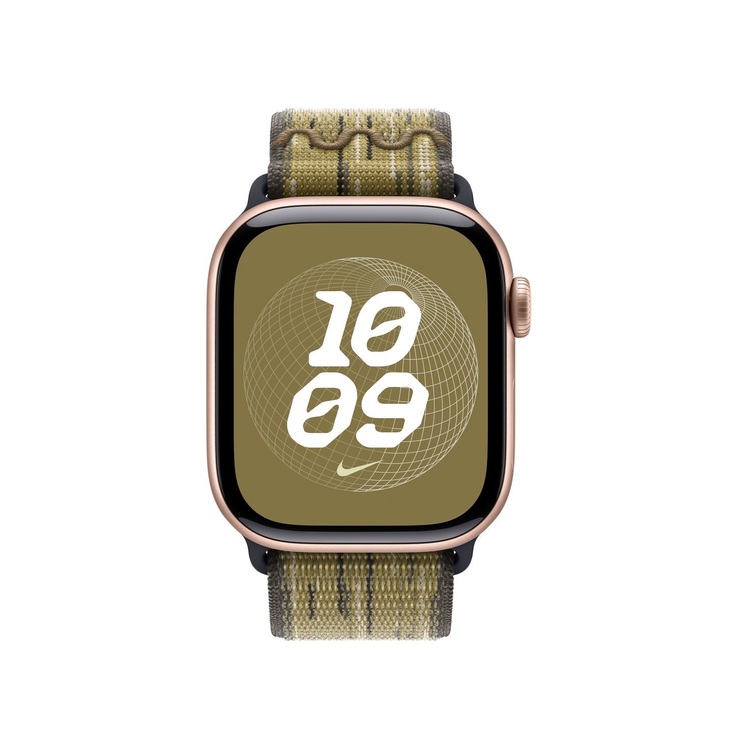 Apple Watch 38/40/41/42mm zeleno-šedý provlékací sportovní řemínek Nike - iSTYLE CZ