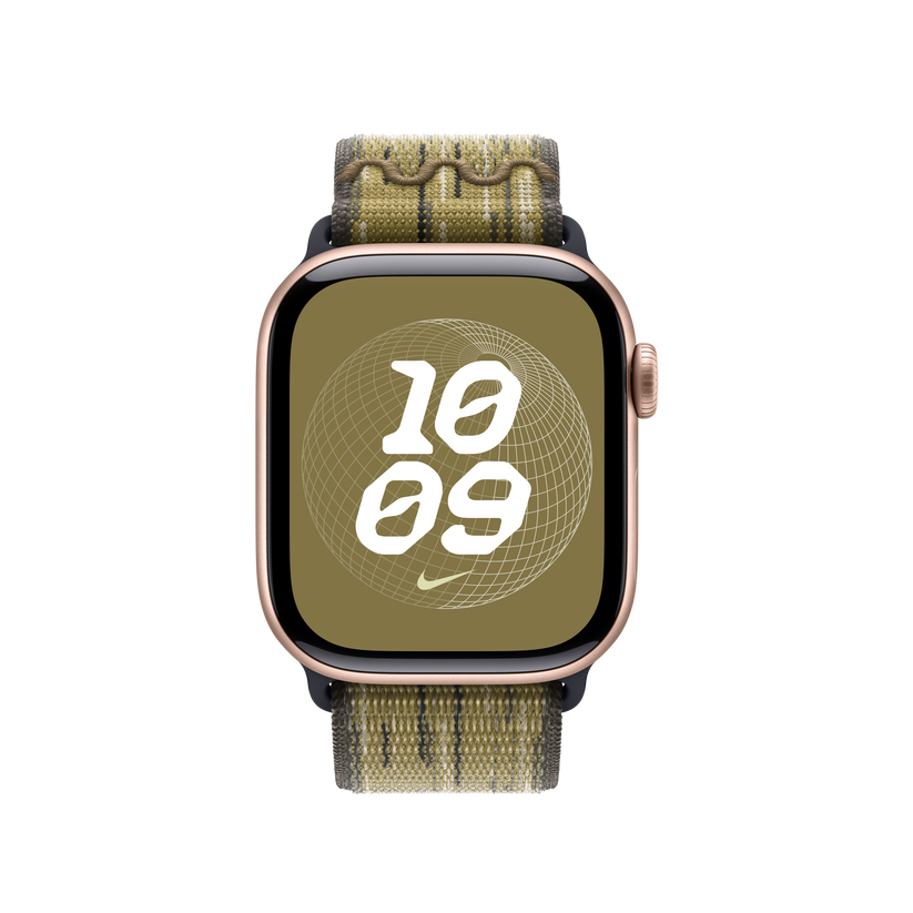 Apple Watch 38/40/41/42mm zeleno-šedý provlékací sportovní řemínek Nike - iSTYLE CZ