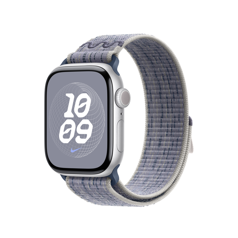 Apple Watch 38/40/41/42mm šedo-modrý provlékací sportovní řemínek Nike - iSTYLE CZ