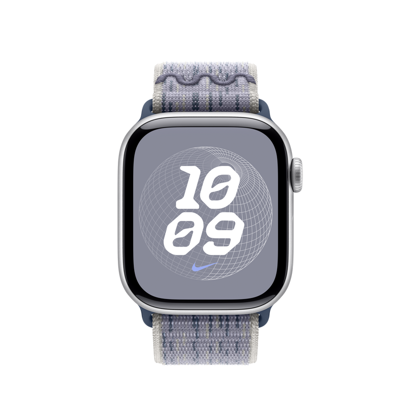 Apple Watch 38/40/41/42mm šedo-modrý provlékací sportovní řemínek Nike - iSTYLE CZ