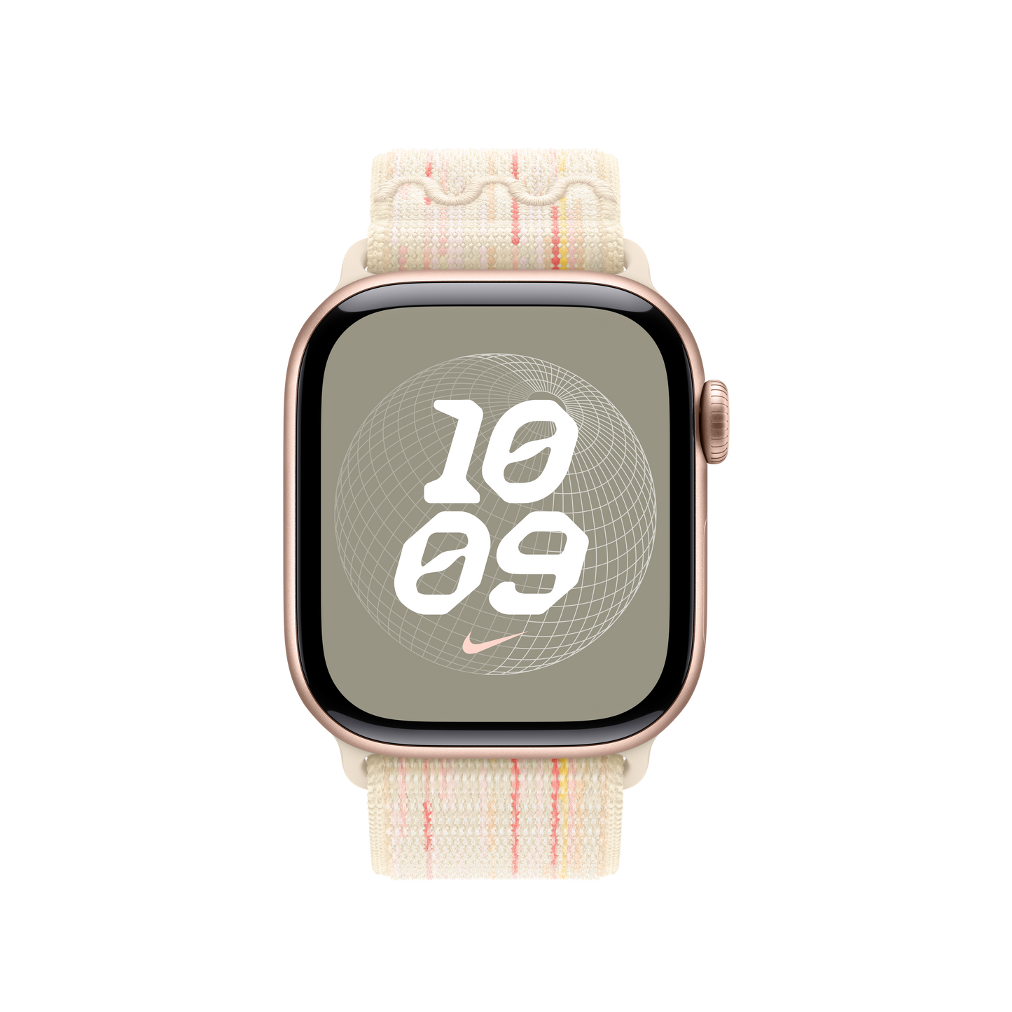 Apple Watch 38/40/41/42mm hvězdně bílý / růžový provlékací sportovní řemínek Nike - iSTYLE CZ