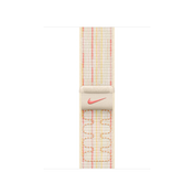 Apple Watch 38/40/41/42mm hvězdně bílý / růžový provlékací sportovní řemínek Nike - iSTYLE CZ