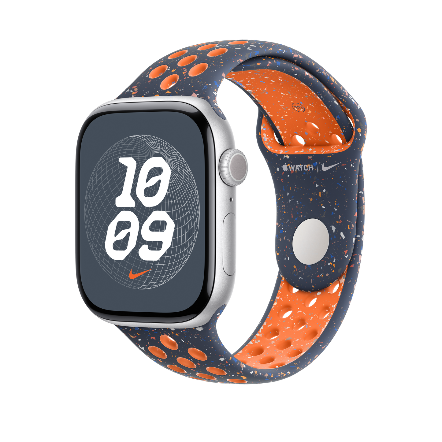 Apple Watch 44/45/46/49mm Blue Flame sportovní řemínek Nike - M/L - iSTYLE CZ