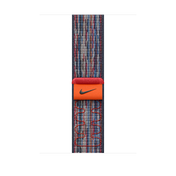 Apple Watch 44/45/46/49mm modro-červený provlékací sportovní řemínek Nike - iSTYLE CZ
