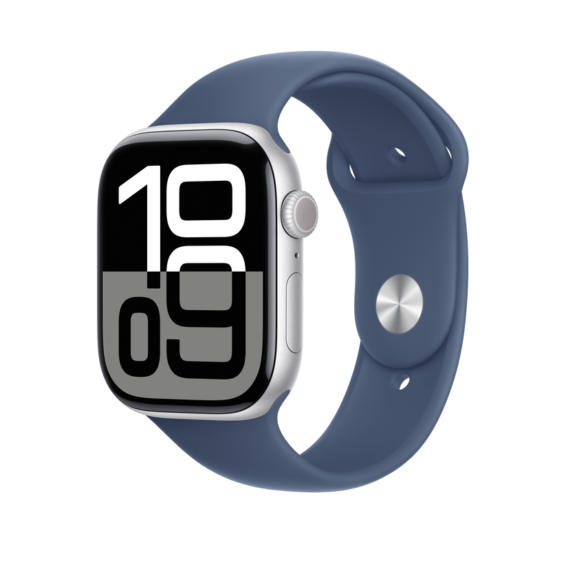 Apple Watch 44/45/46/49mm denimový sportovní řemínek – M/L - iSTYLE CZ