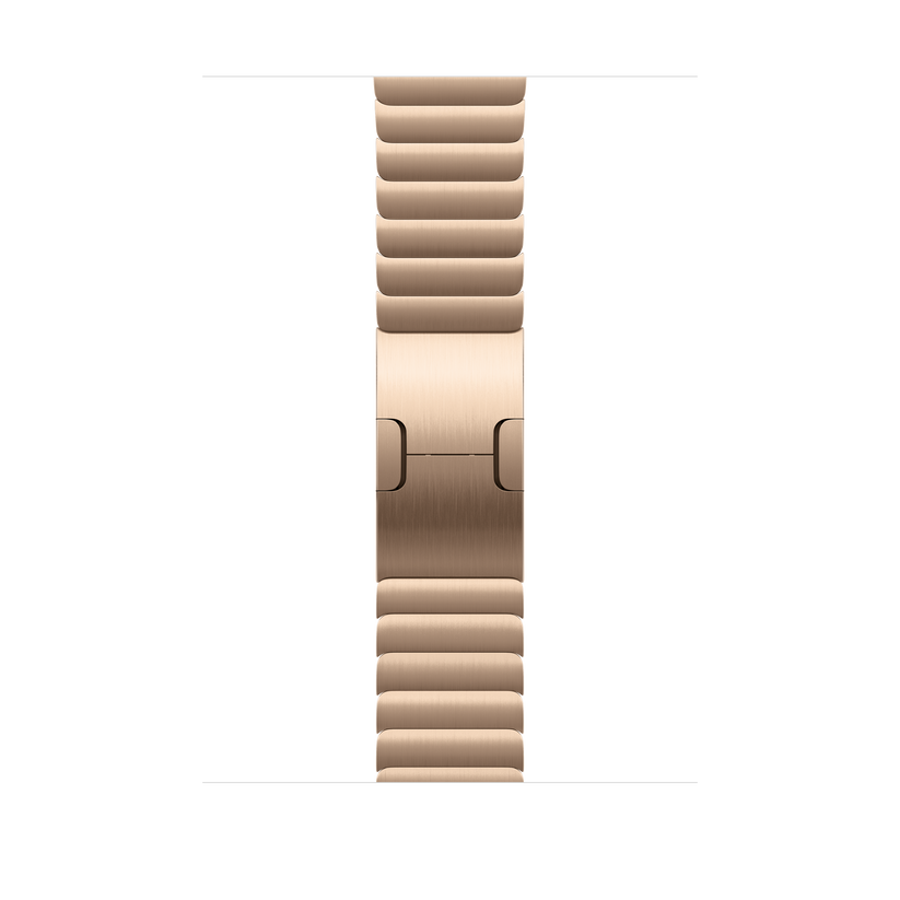 Apple Watch 44/45/46/49mm zlatý článkový tah - iSTYLE CZ