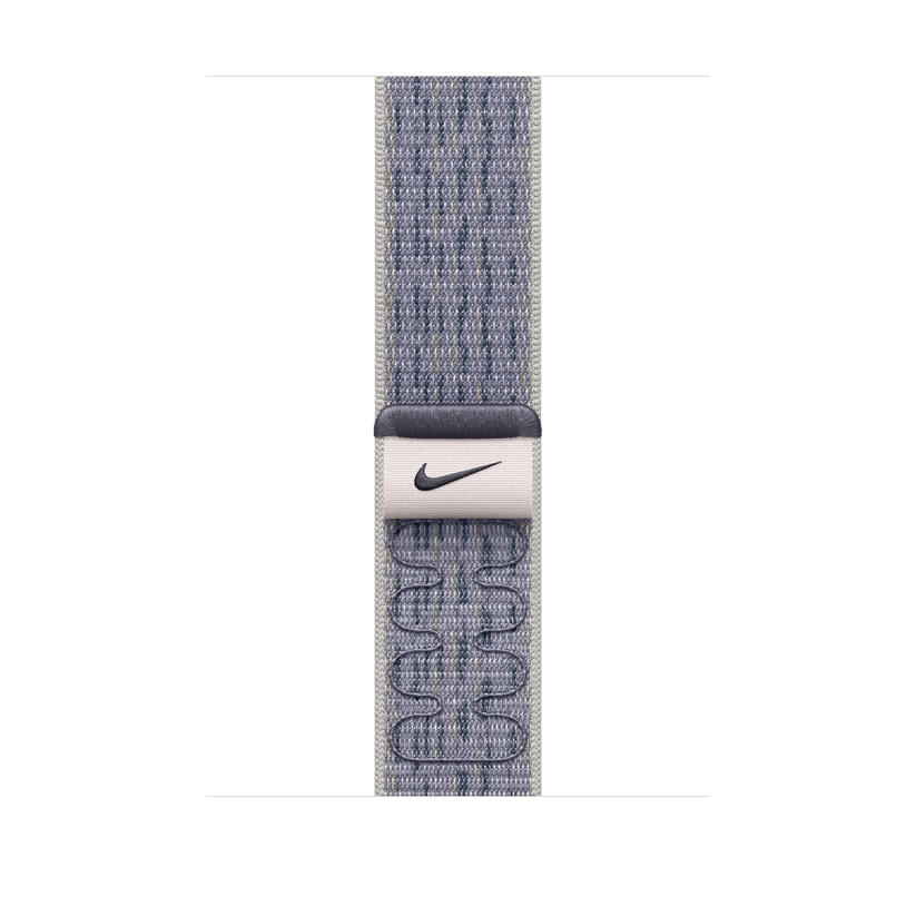 Apple Watch 44/45/46/49mm šedo-modrý provlékací sportovní řemínek Nike - iSTYLE CZ