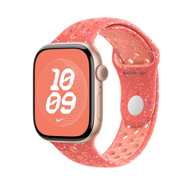 Apple Watch 44/45/46/49mm žhavě oranžový sportovní řemínek Nike - M/L - iSTYLE CZ