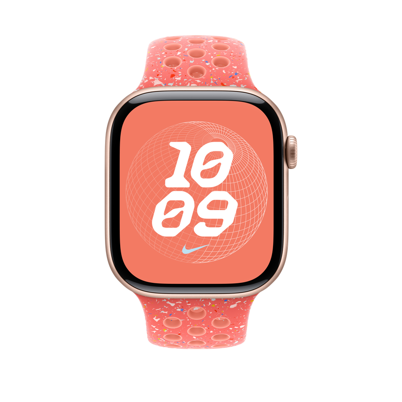 Apple Watch 44/45/46/49mm žhavě oranžový sportovní řemínek Nike - M/L - iSTYLE CZ