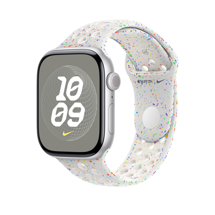 Apple Watch 44/45/46/49mm platinový sportovní řemínek Nike - S/M - iSTYLE CZ