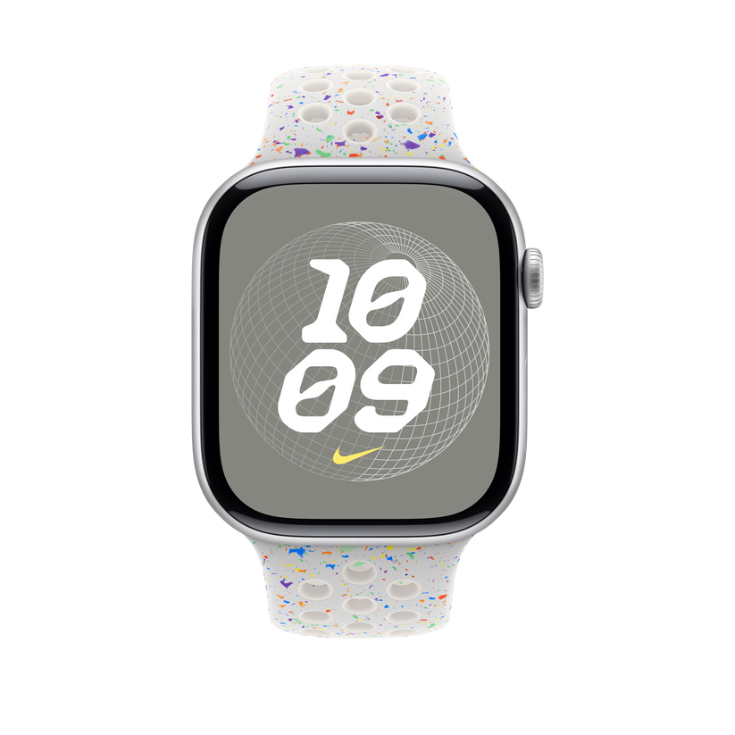 Apple Watch 44/45/46/49mm platinový sportovní řemínek Nike - S/M - iSTYLE CZ