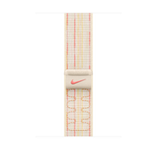 Apple Watch 44/45/46/49mm hvězdně bílý / růžový provlékací sportovní řemínek Nike - iSTYLE CZ