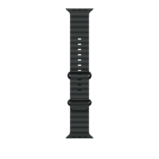 Apple Watch 44/45/46/49mm černý Oceánský řemínek – provedení z černého titanu - iSTYLE CZ