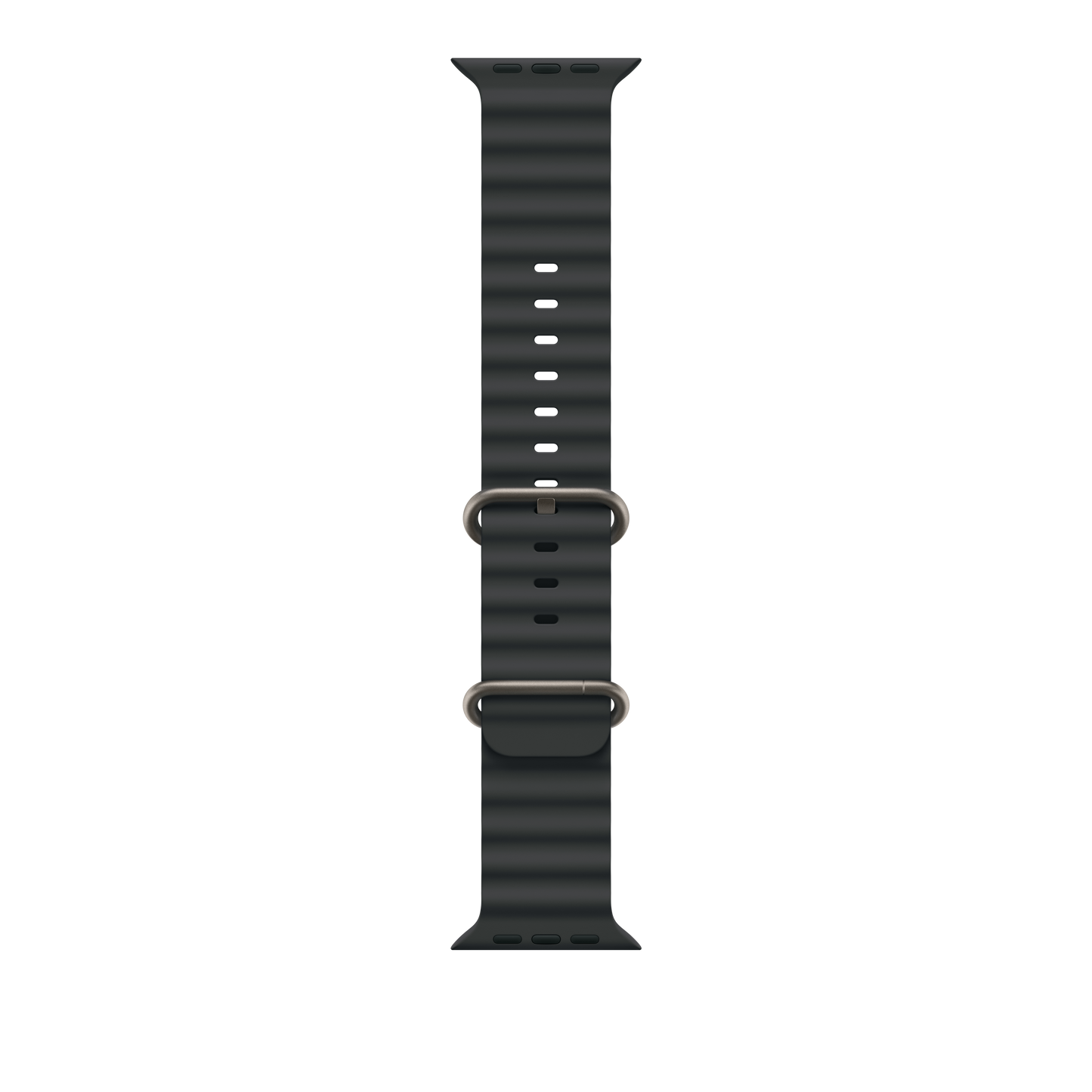Apple Watch 44/45/46/49mm černý Oceánský řemínek – provedení z přírodního titanu - iSTYLE CZ