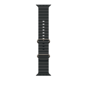 Apple Watch 44/45/46/49mm černý Oceánský řemínek – provedení z přírodního titanu - iSTYLE CZ