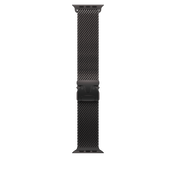 Apple Watch 44/45/46/49mm milánský tah z černého titanu – velký - iSTYLE CZ