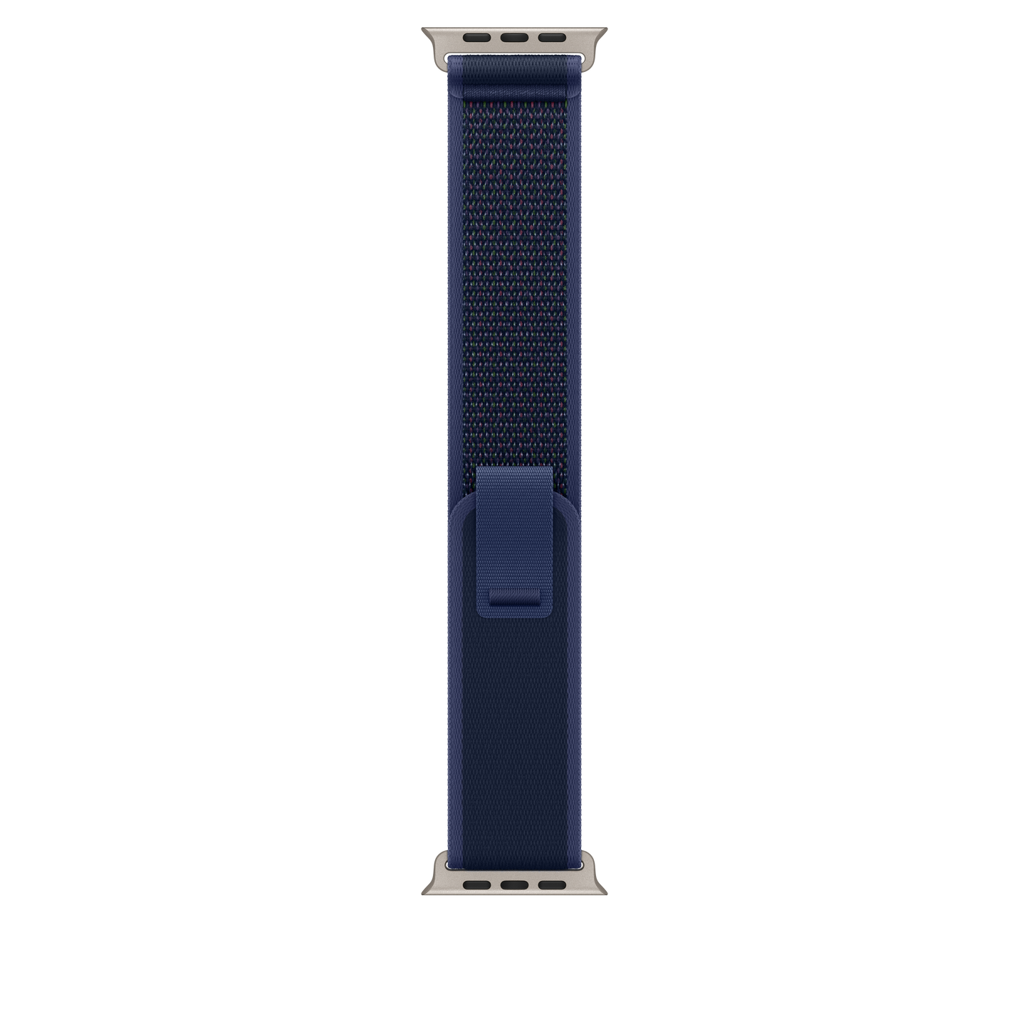 Apple Watch 44/45/46/49mm modrý Trailový tah – S/M – provedení z přírodního titanu - iSTYLE CZ