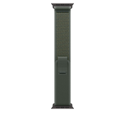 Apple Watch 44/45/46/49mm zelený Trailový tah - S/M – provedení z černého titanu - iSTYLE CZ
