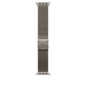 Apple Watch 44/45/46/49mm milánský tah z přírodního titanu – střední - iSTYLE CZ