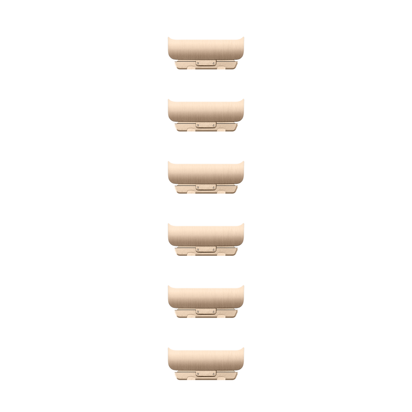 Apple Watch 44/45/46/49mm sada zlatého článkového tahu - iSTYLE CZ