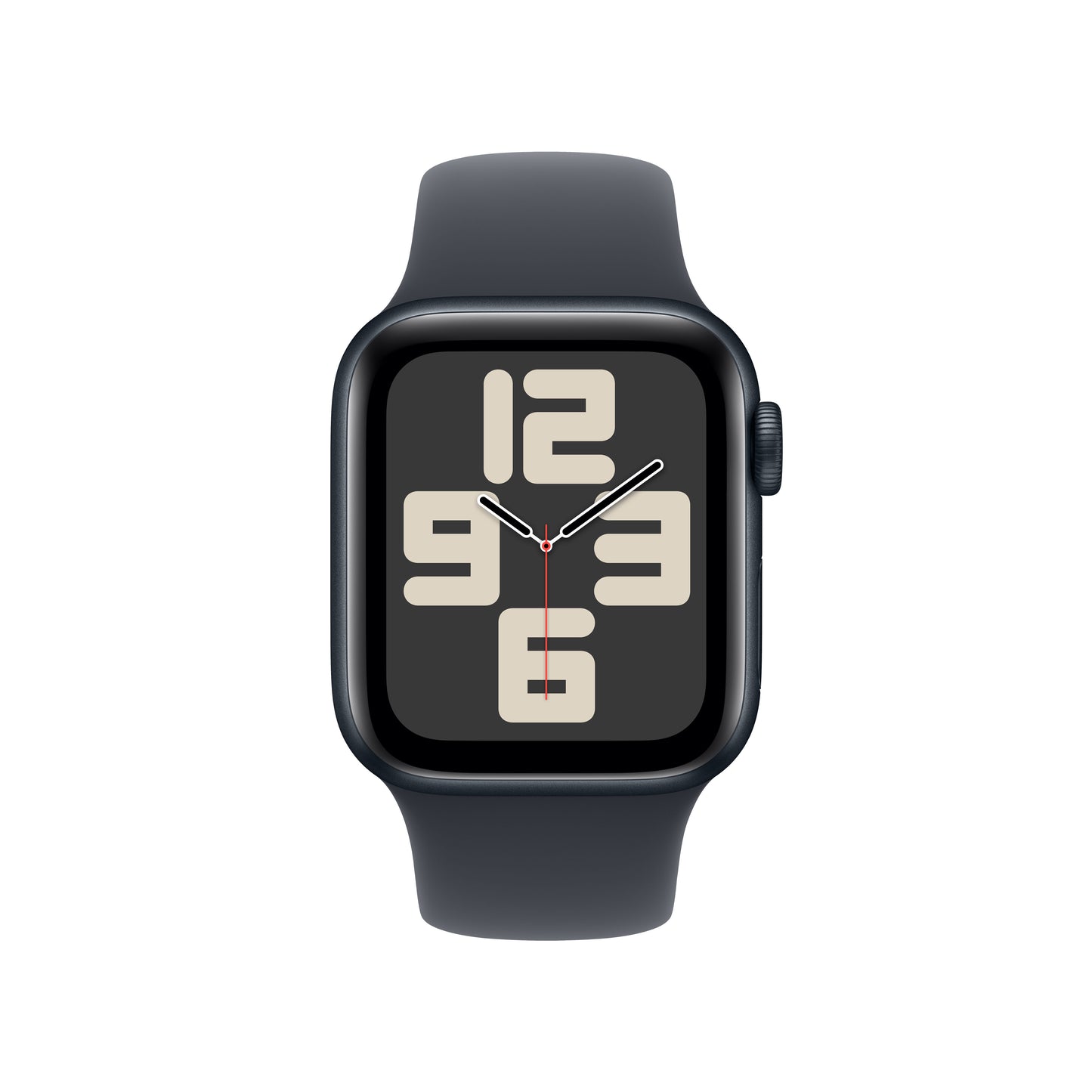Apple Watch SE GPS 40mm temně ikoustové hliníkové pouzdro s temně inkoustovým sportovním řemínkem - M/L - iSTYLE CZ
