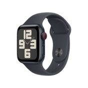 Apple Watch SE GPS + Cellular 40mm temně ikoustové hliníkové pouzdro s temně inkoustovým sportovním řemínkem - M/L - iSTYLE CZ