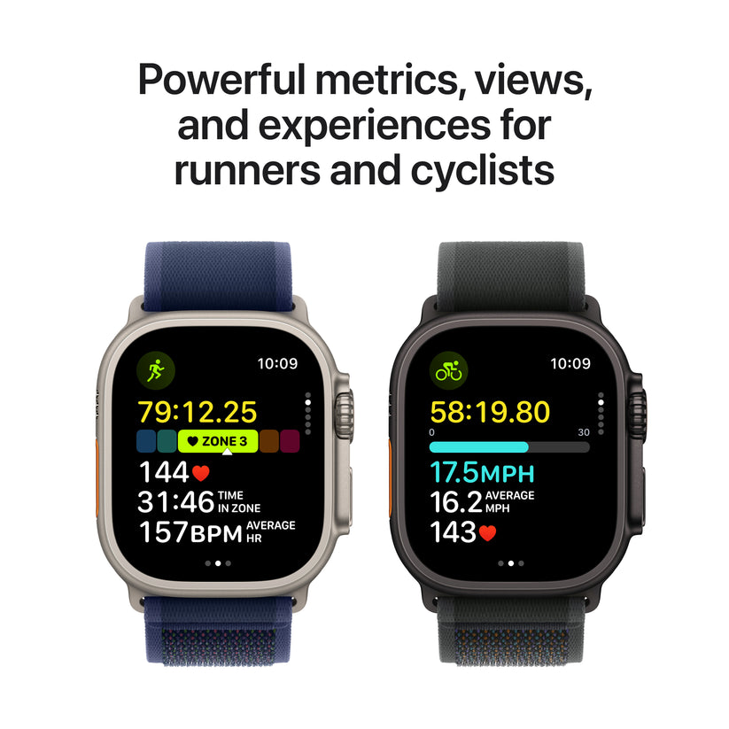 Apple Watch Ultra 2 GPS + Cellular, 49mm přírodně titanové pouzdro s přírodně titanovým milánským tahem z titanu - L - iSTYLE CZ