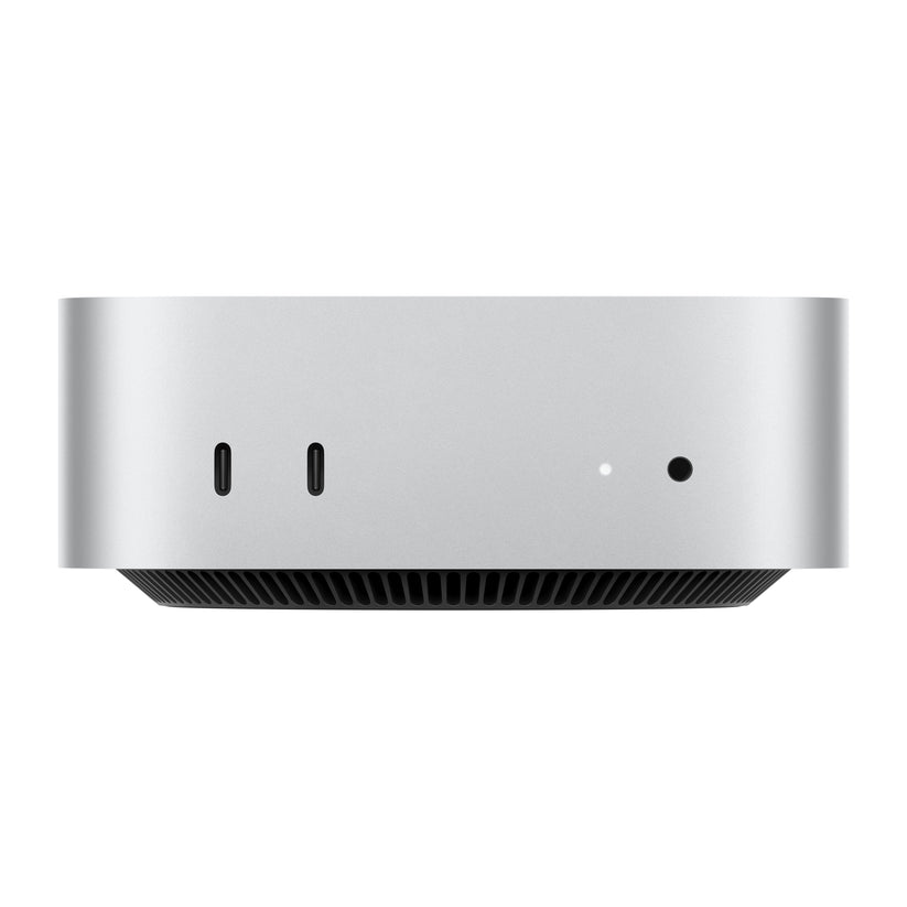 Mac mini, Apple M4 10jádrové CPU, 10jádrové GPU, 16GB, 256GB SSD - stříbrný - iSTYLE CZ