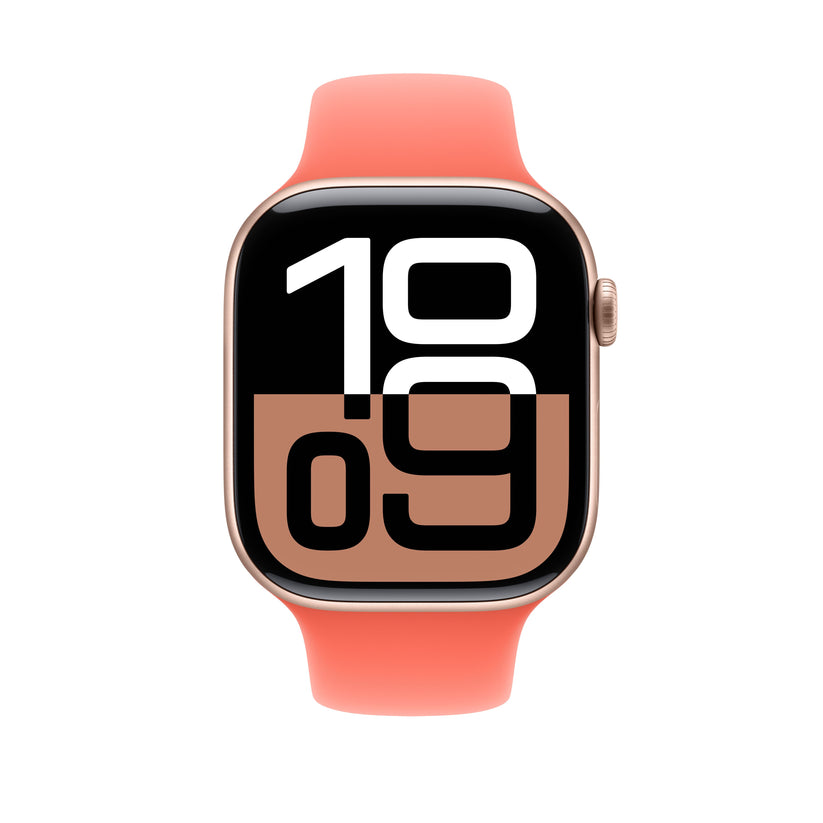 Apple 44/45/46/49 mm mandarinkový sportovní řemínek – S/M - iSTYLE CZ