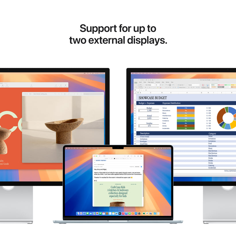 MacBook Air 15,3", Apple M4 10jádrové CPU, 10jádrové GPU, 24GB, 512GB SSD, CZ - temně inkoustový - iSTYLE CZ