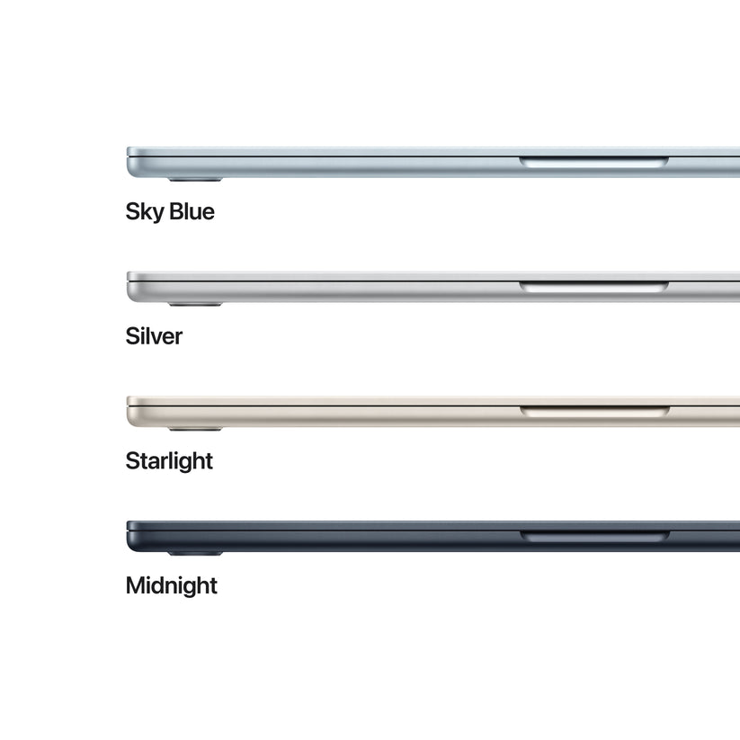 MacBook Air 15,3", Apple M4 10jádrové CPU, 10jádrové GPU, 16GB, 256GB SSD, CZ - stříbrný - iSTYLE CZ