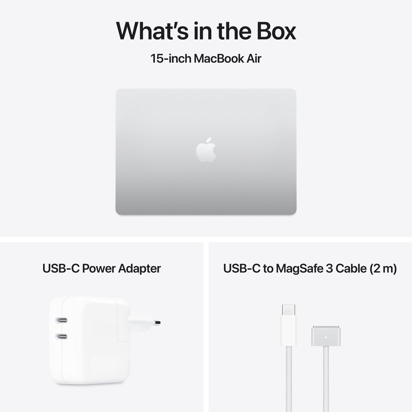 MacBook Air 15,3", Apple M4 10jádrové CPU, 10jádrové GPU, 16GB, 256GB SSD, CZ - stříbrný - iSTYLE CZ